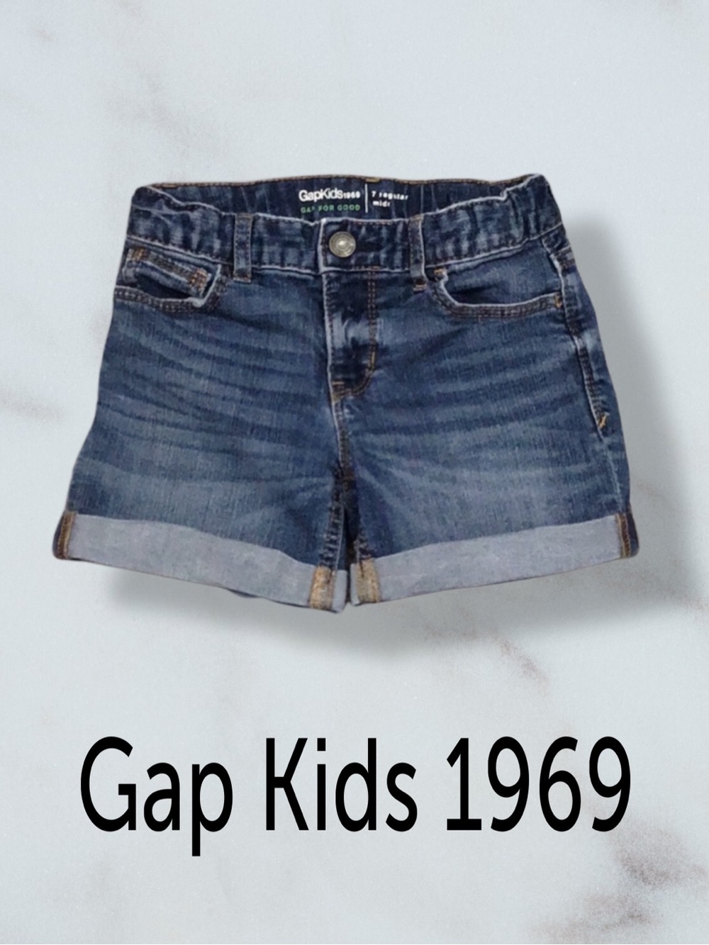 GAP KIDS 1969 Denim Shorts Size 7 Regular